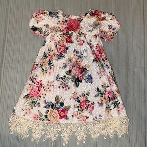 NWOT Floral dress girls 2T